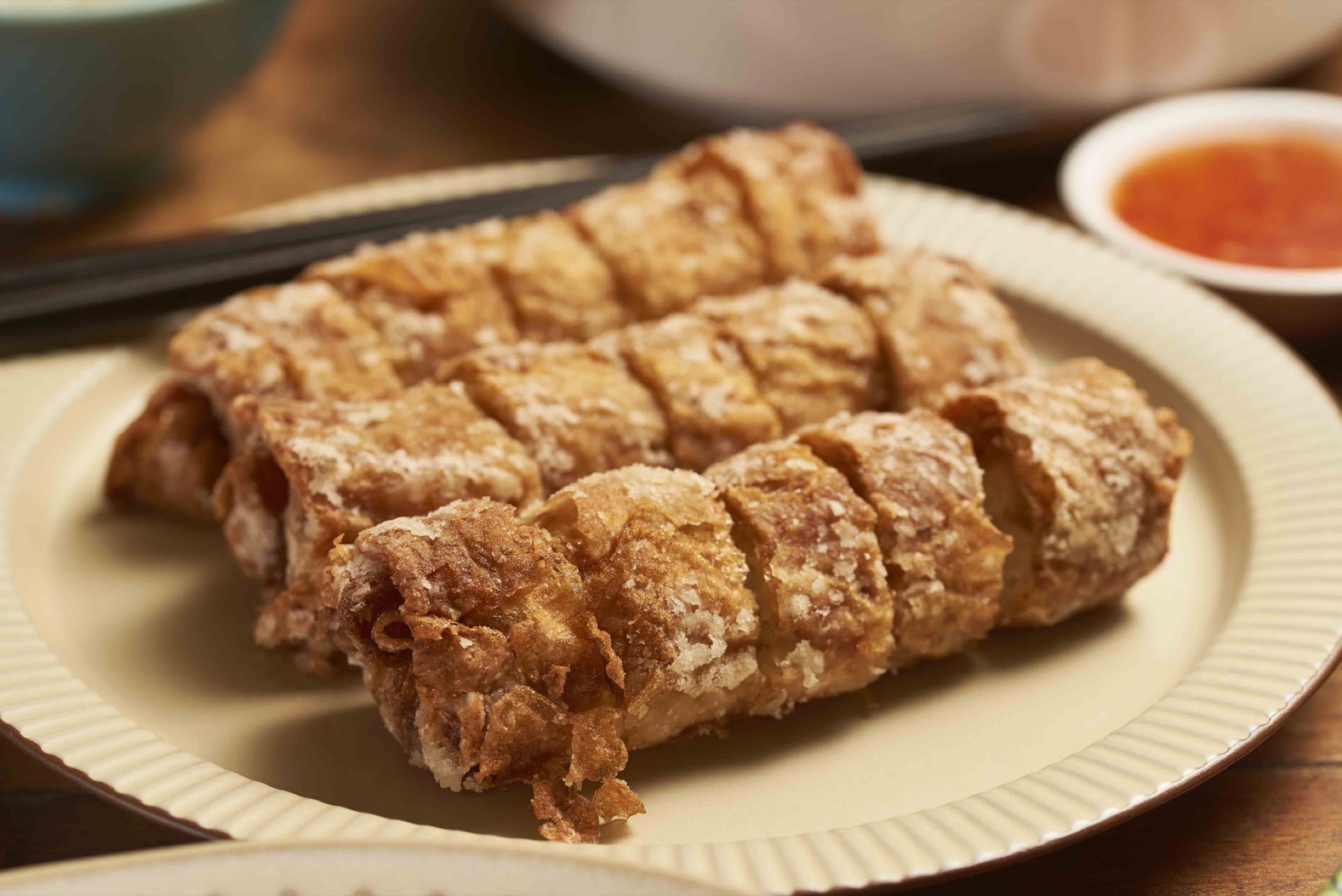 鵝肉川光復店鮮蝦臭豆腐捲